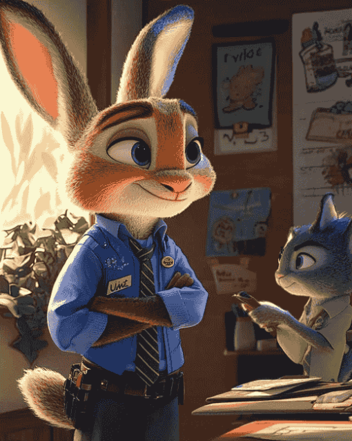 Zootopia Duo Diamond Painting