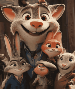 Zootopia Nick And Juddy Diamond Painting