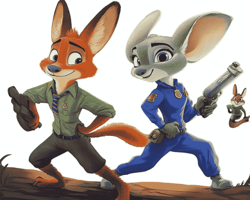 Zootopia Nick Wilde Diamond Painting