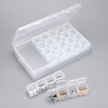 28 Grid Storage Box for 5D Diamond Painting Drills